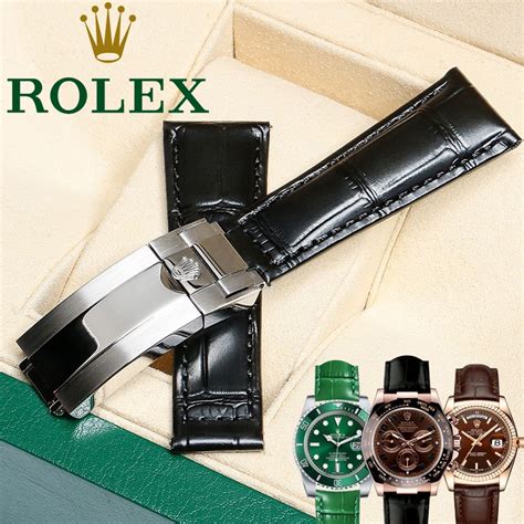 rolex dengan tali jam kulit